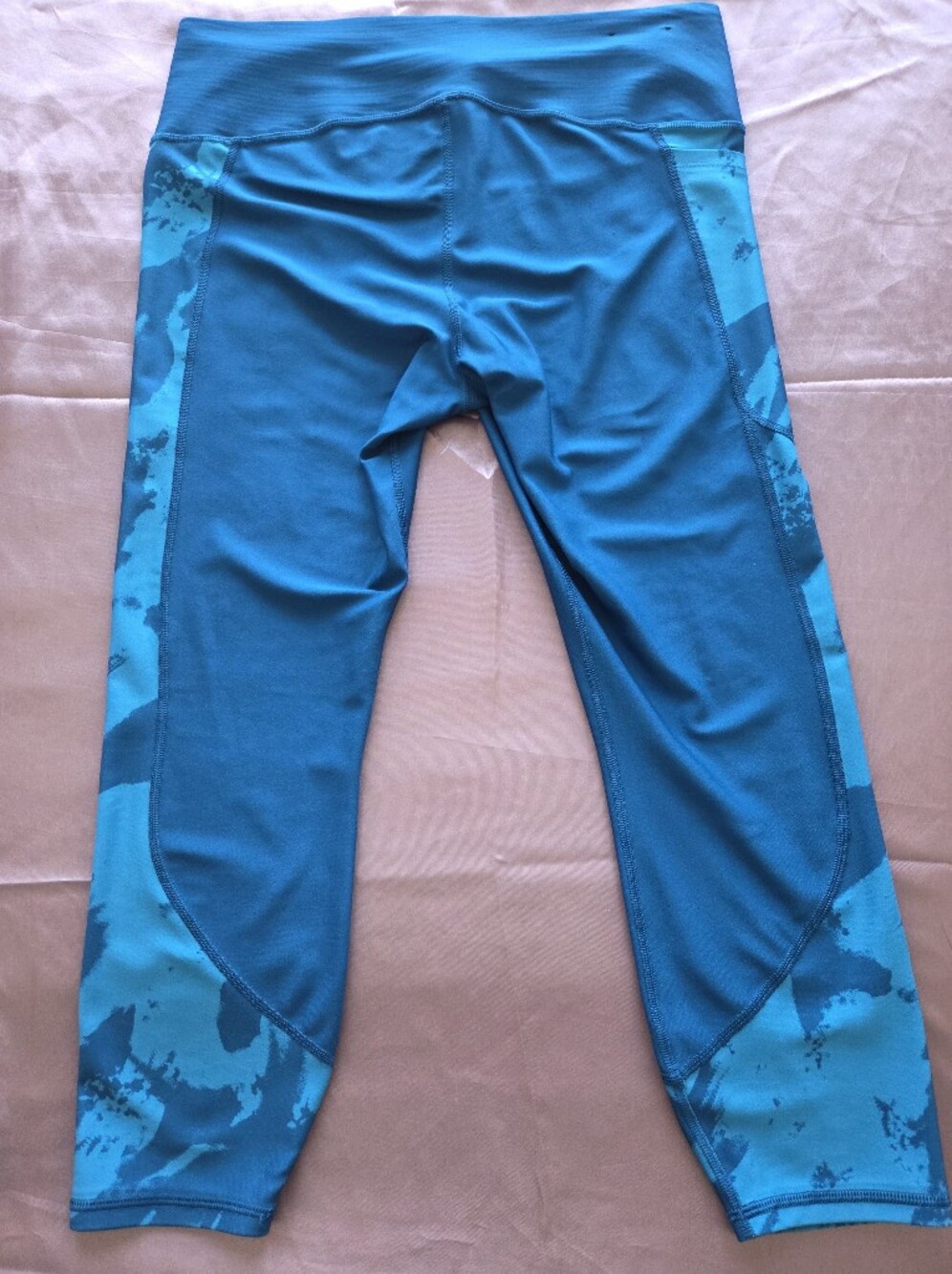 Under Armour Women's Blue Athletic Leggings Size XL - Picture 2 of 3
